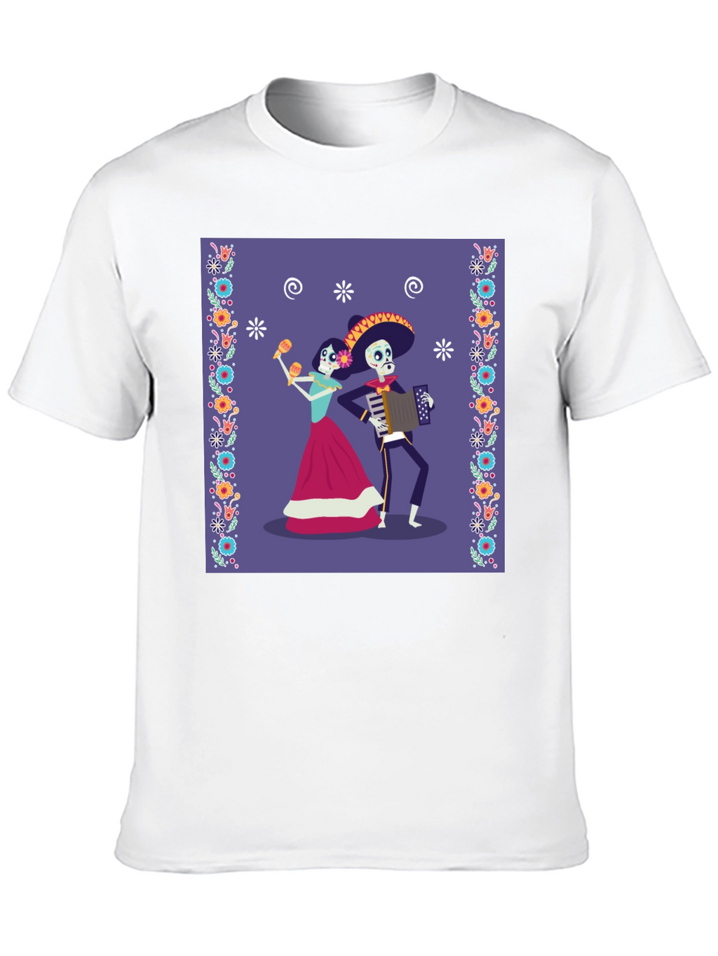 Day of the Dead Skeleton Mariachi T-Shirt