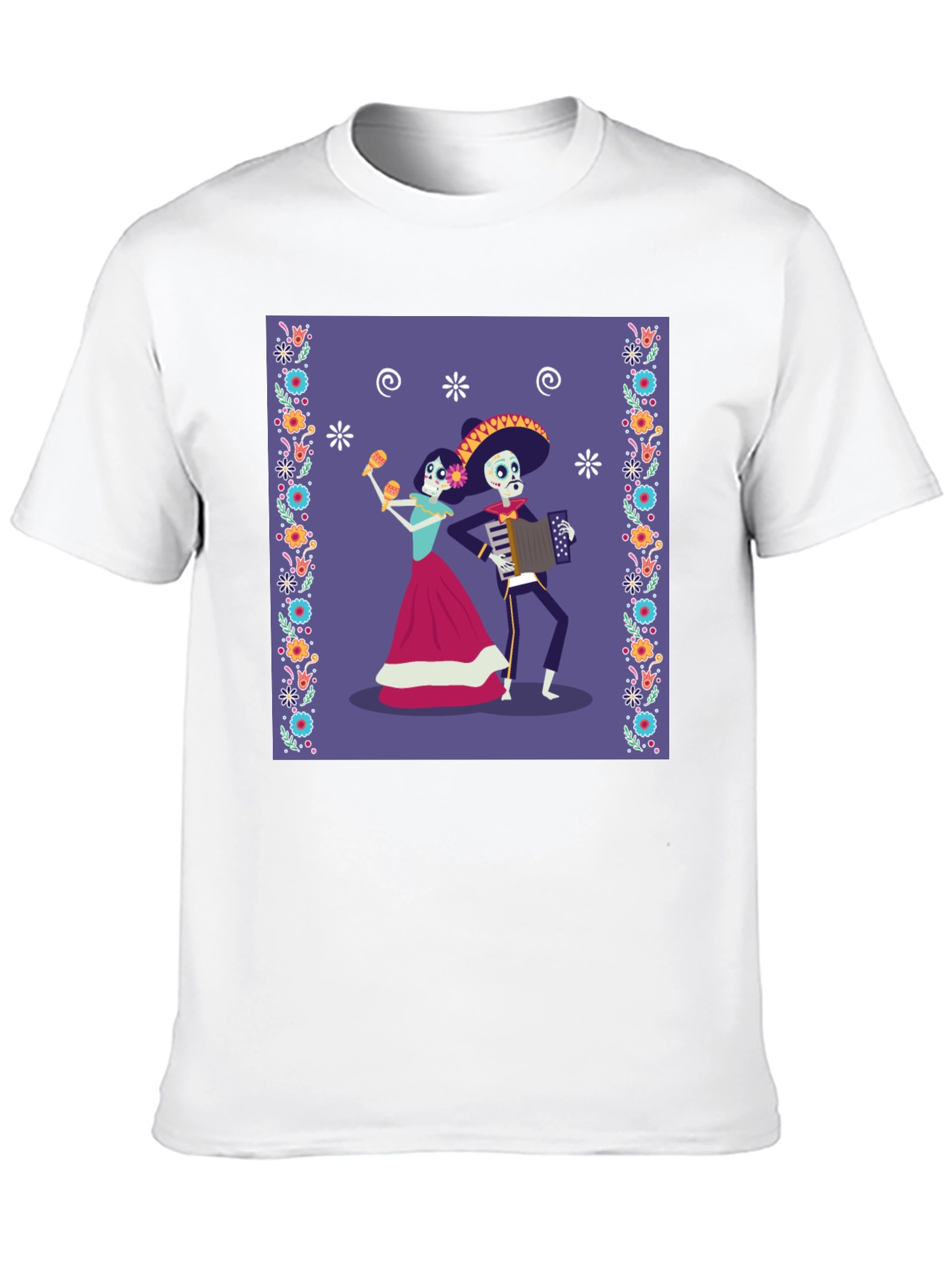 Day of the Dead Skeleton Mariachi T-Shirt