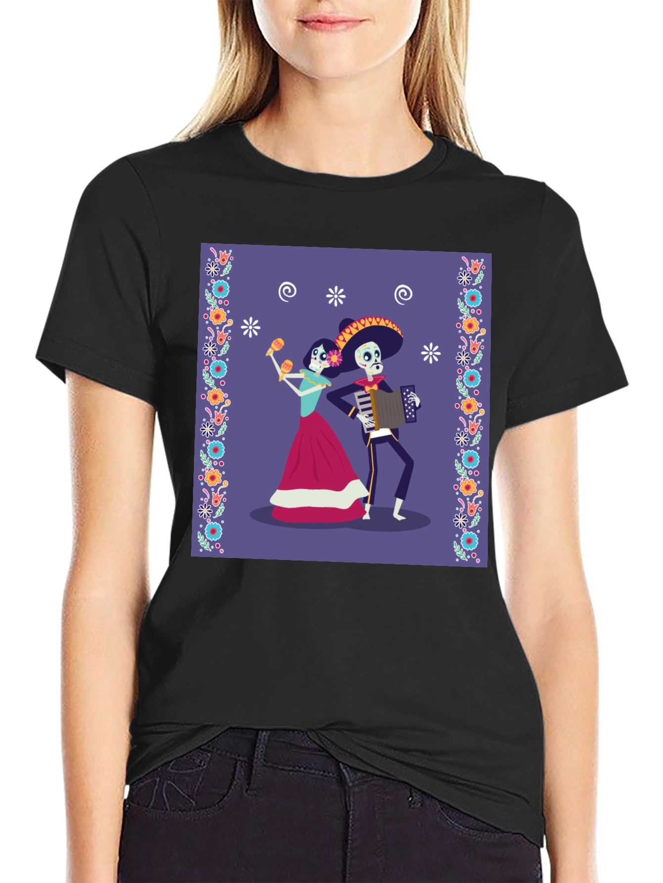 Day of the Dead Skeleton Mariachi T-Shirt