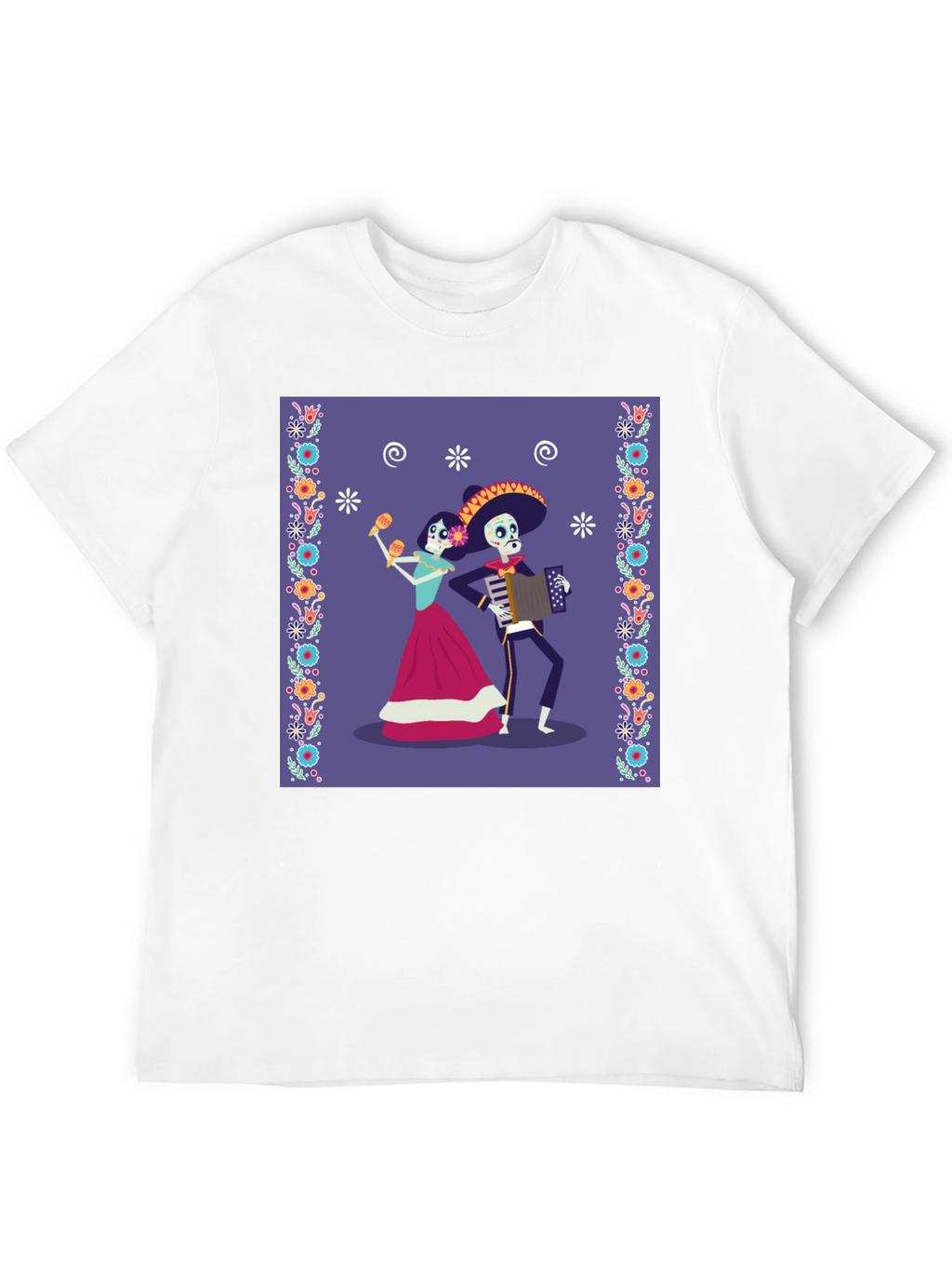 Day of the Dead Skeleton Mariachi T-Shirt