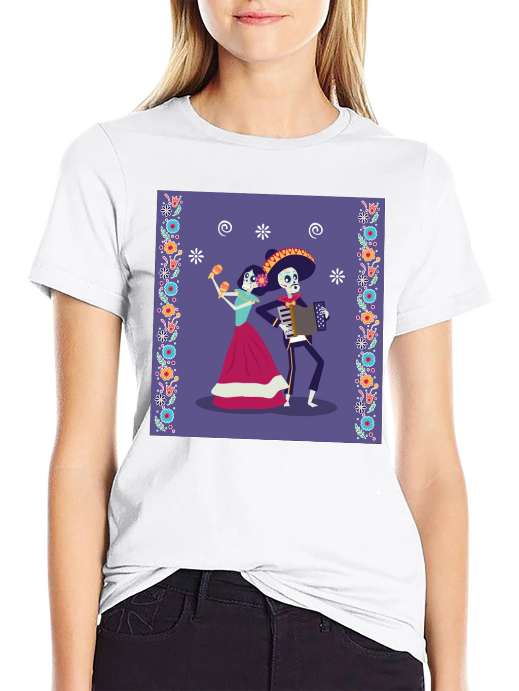 Day of the Dead Skeleton Mariachi T-Shirt