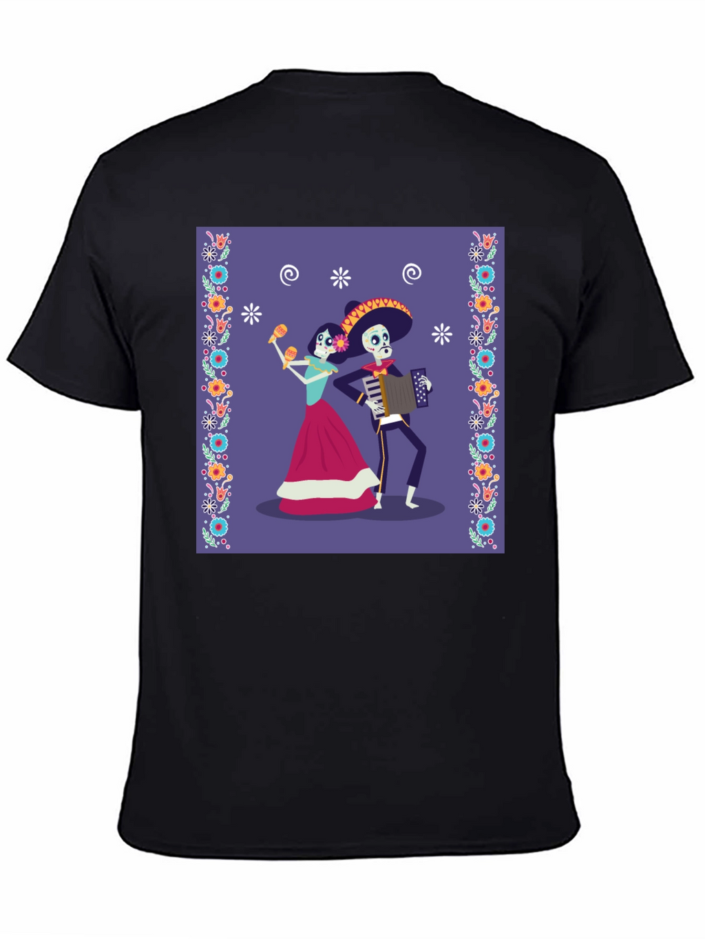Day of the Dead Skeleton Mariachi T-Shirt