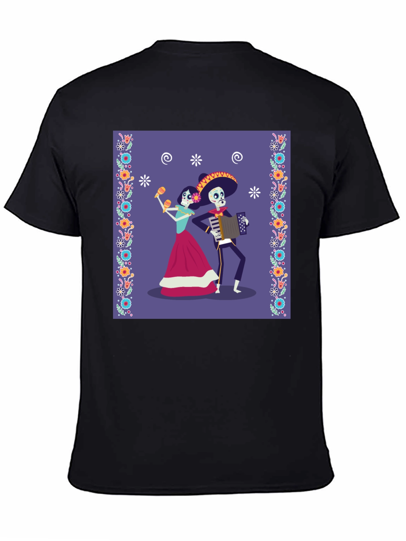 Day of the Dead Skeleton Mariachi T-Shirt