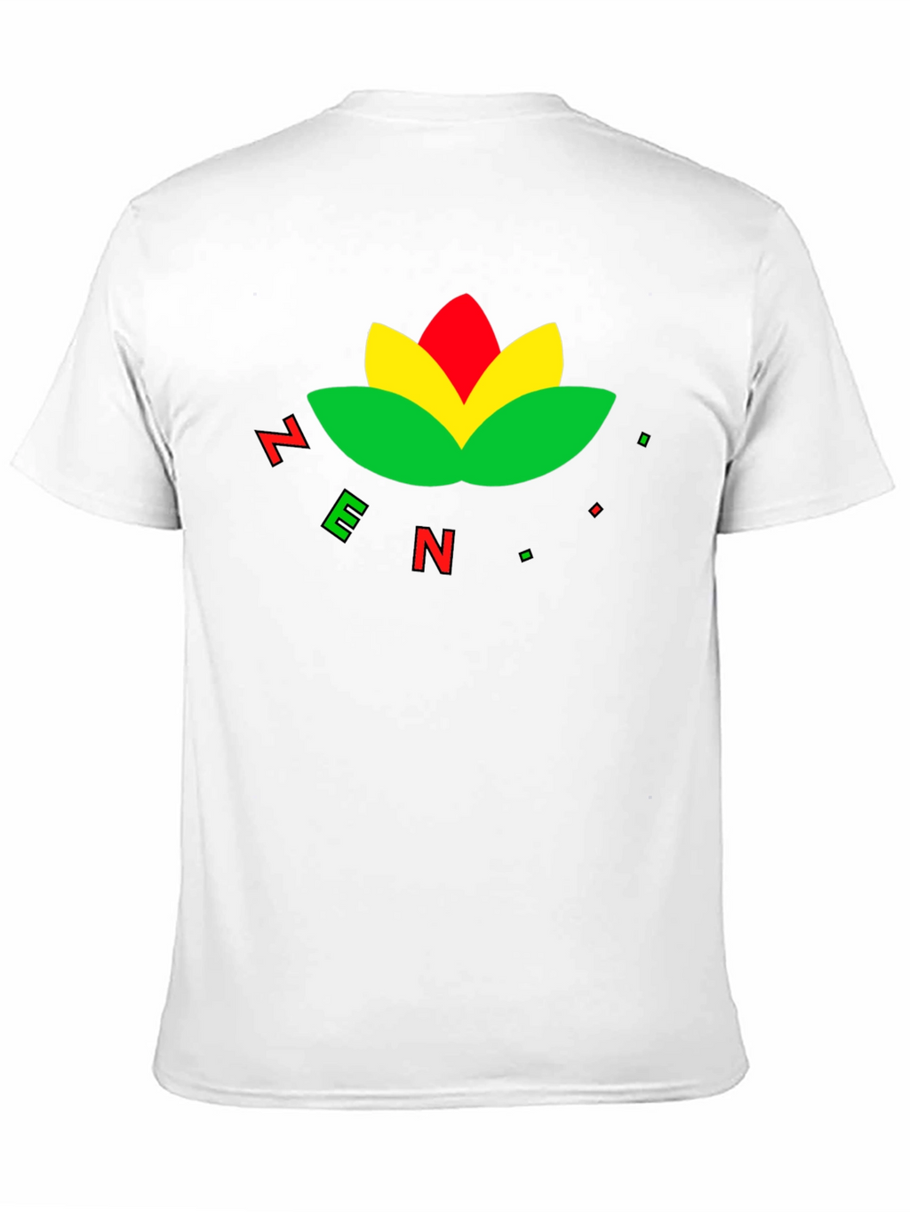 Zen Lotus T-Shirt - Black Cotton Blend
