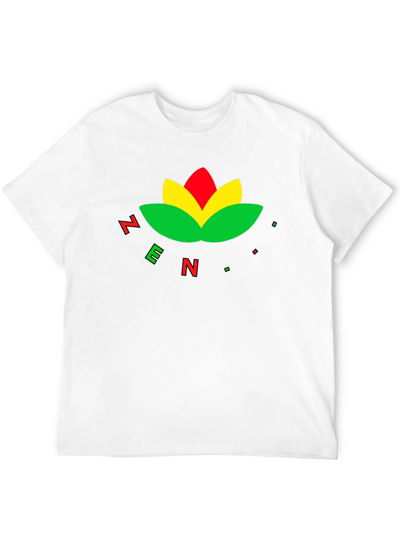 Zen Lotus T-Shirt - Black Cotton Blend