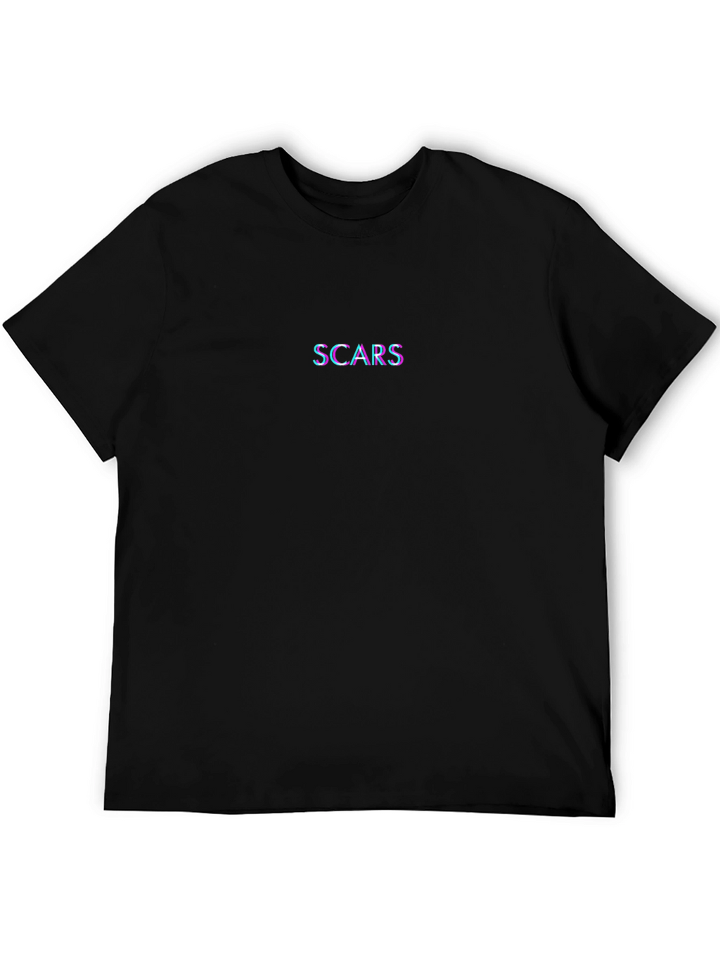 Scars Graphic Print Black T-Shirt