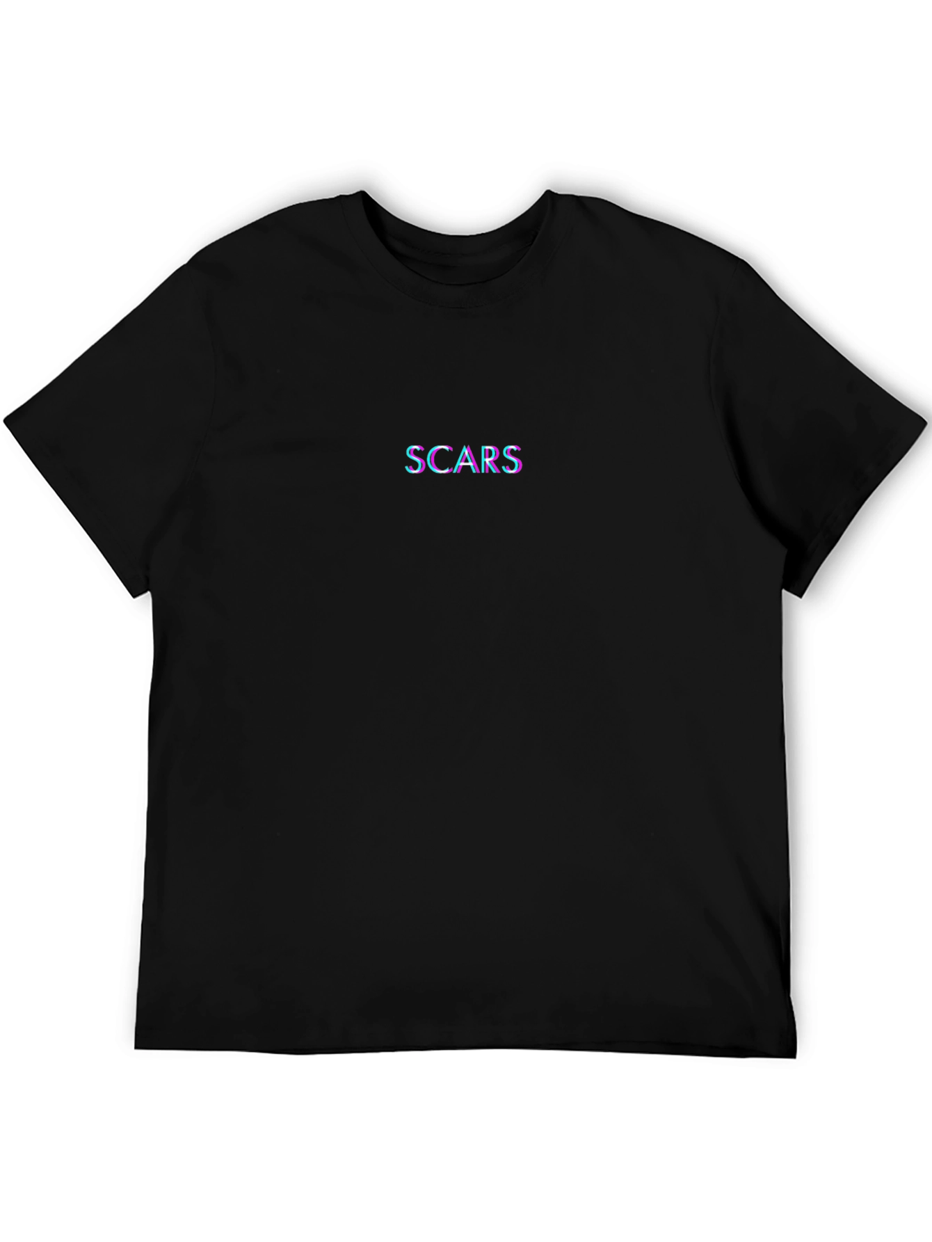 Scars Graphic Print Black T-Shirt