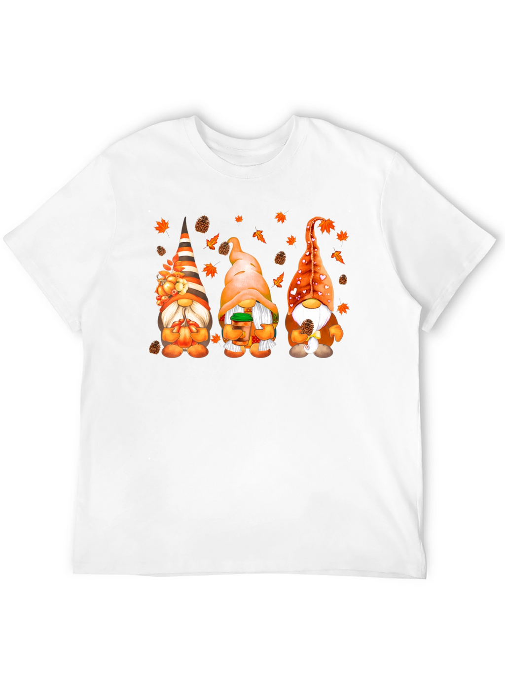 Fall Gnomes Graphic Tee - Autumn Season Shirt