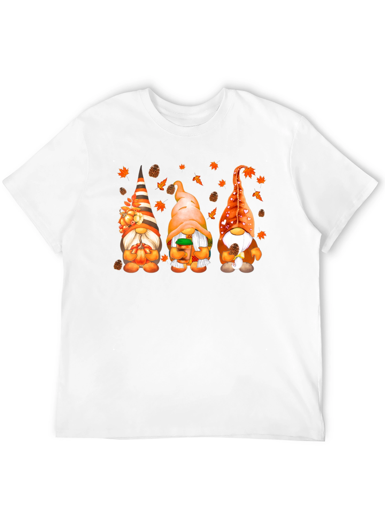 Fall Gnomes Graphic Tee - Autumn Season Shirt