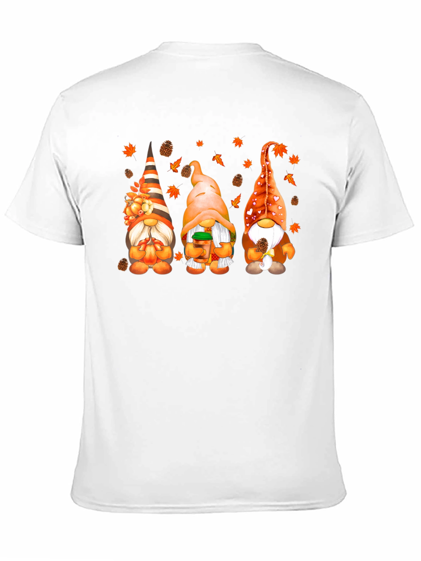 Fall Gnomes Graphic Tee - Autumn Season Shirt