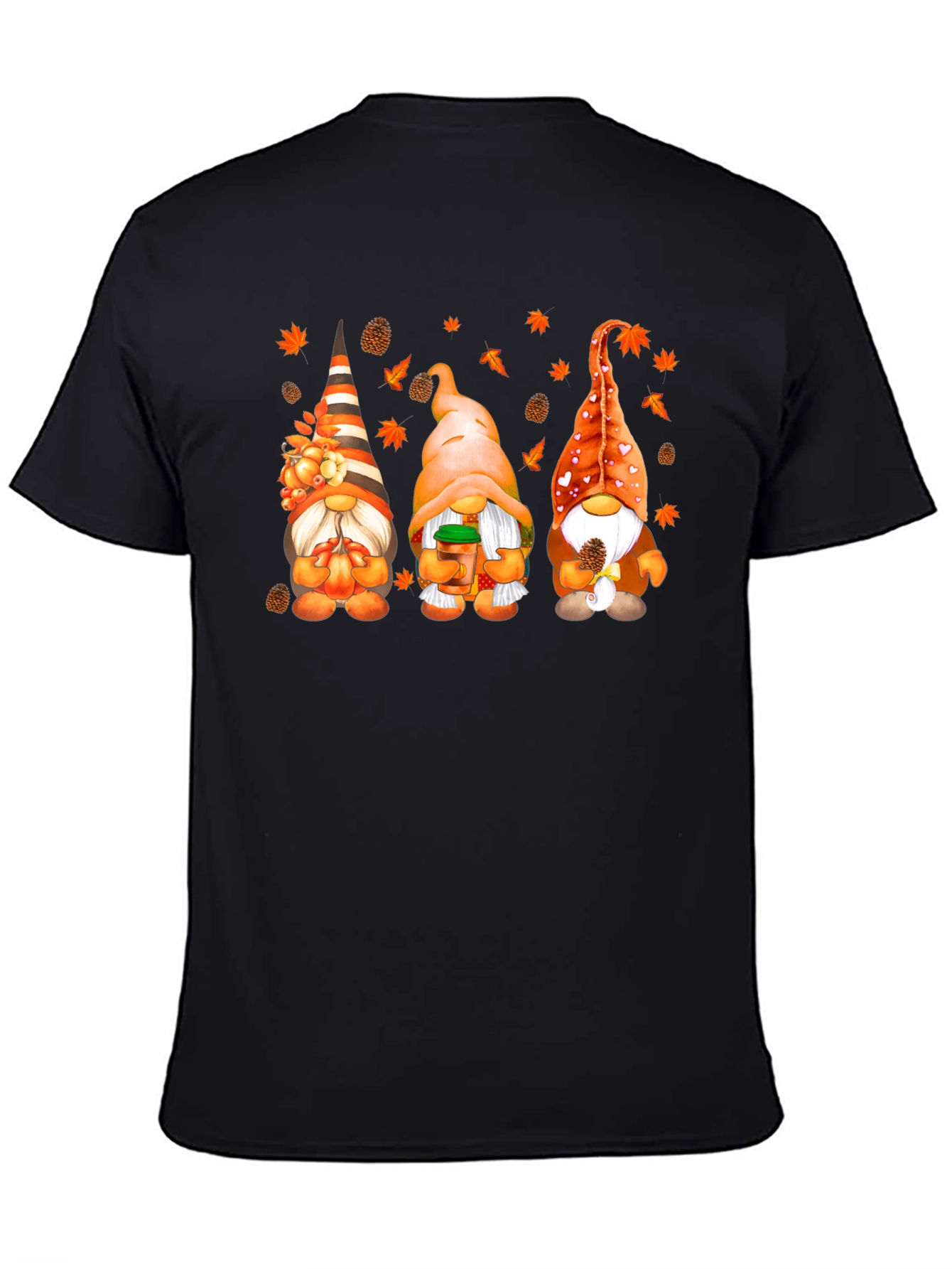 Fall Gnomes Graphic Tee - Autumn Season Shirt