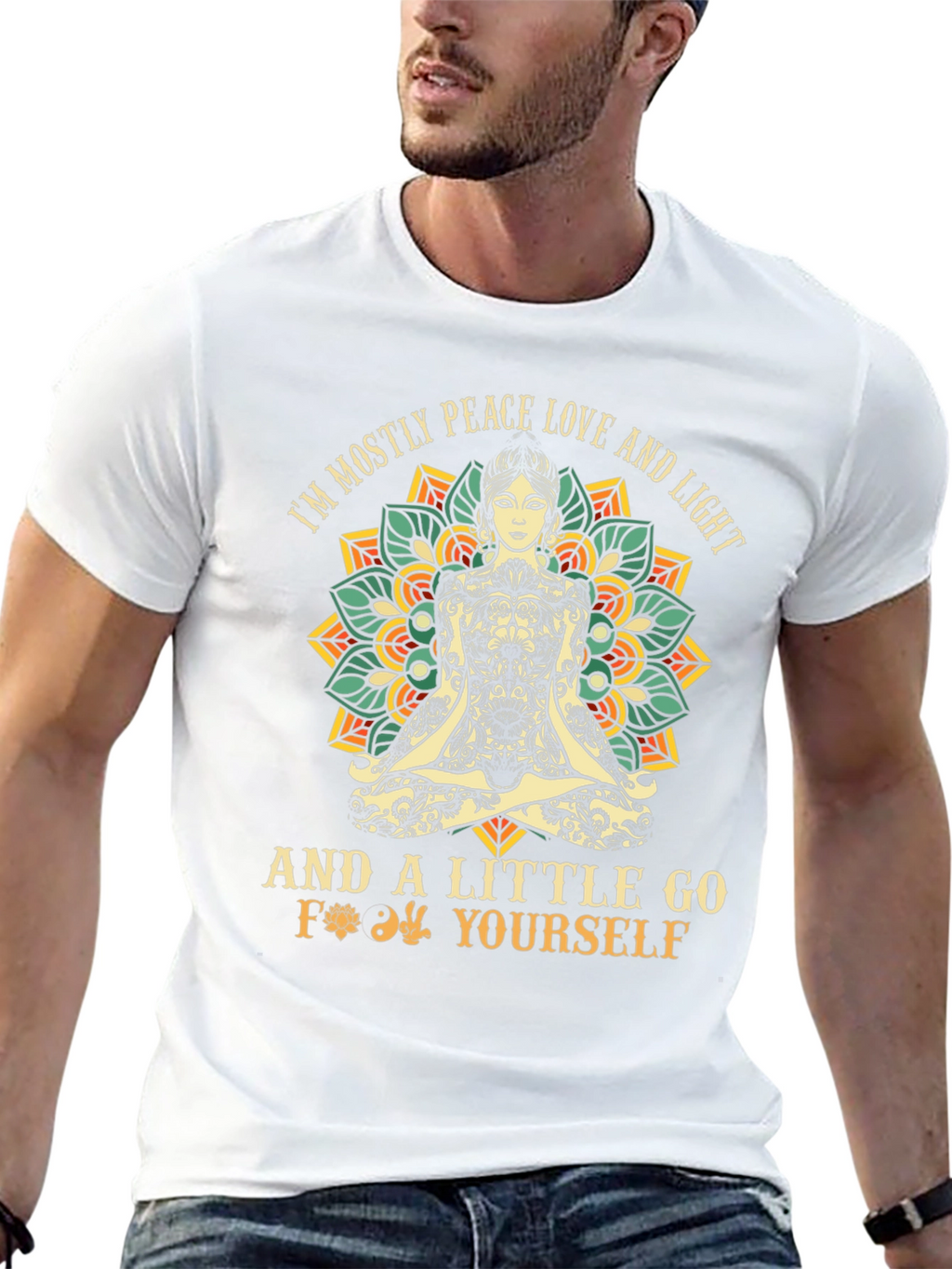 Peace Love & Light Graphic T-Shirt