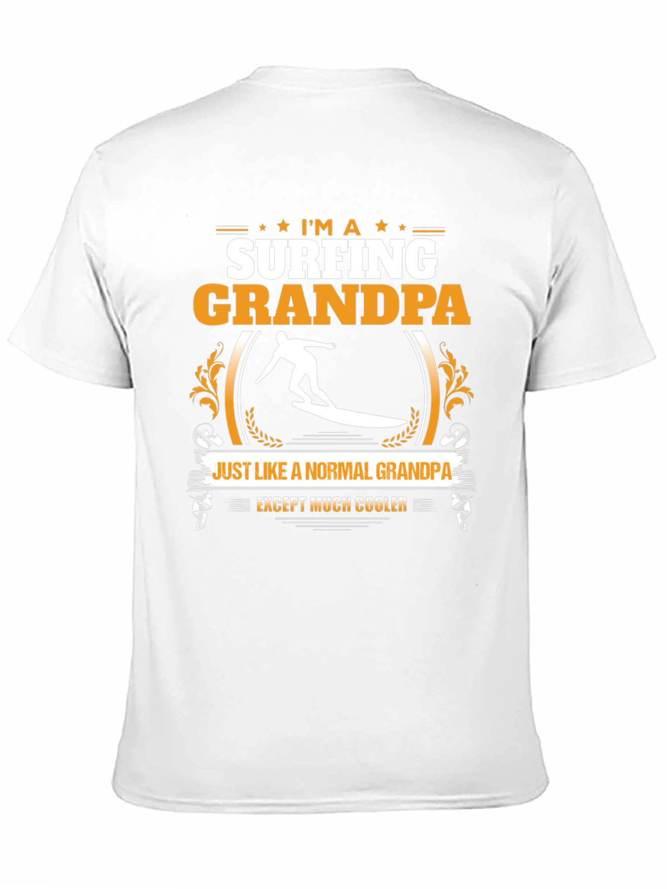 Surfing Grandpa T-Shirt - Cool Grandpa Shirt