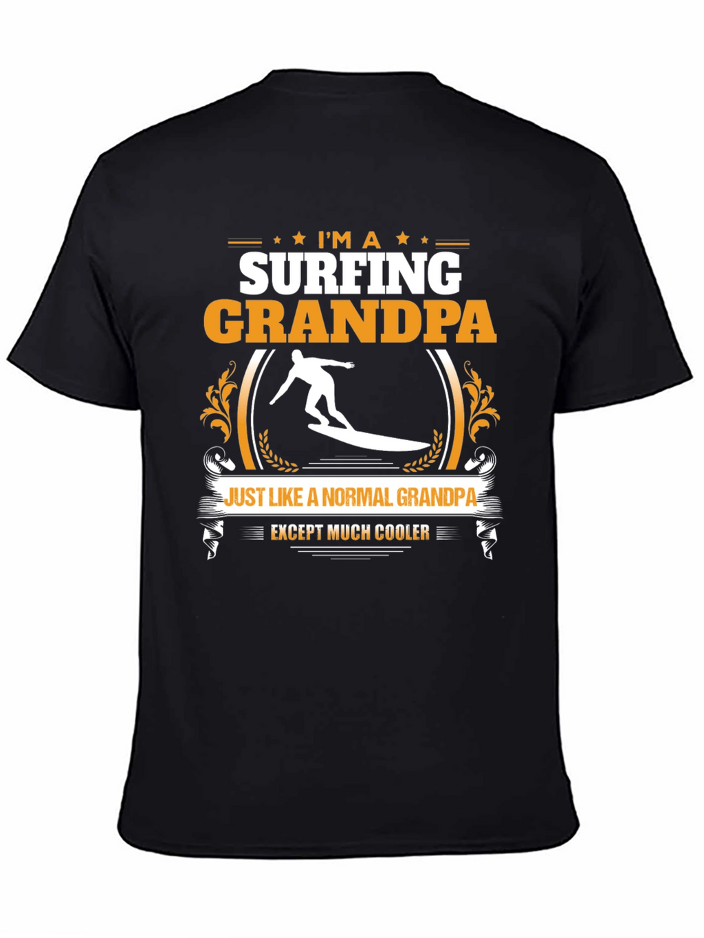Surfing Grandpa T-Shirt - Cool Grandpa Shirt