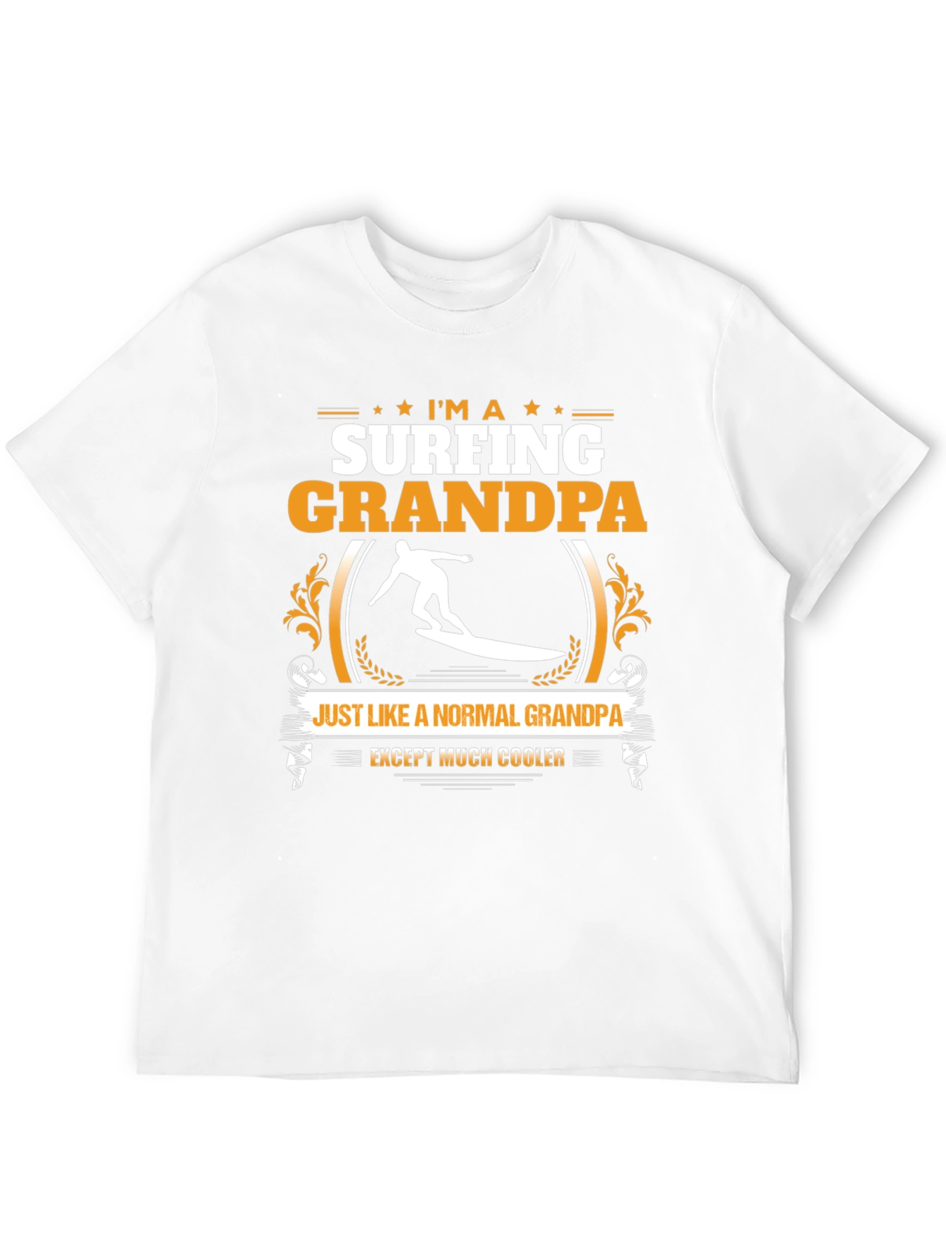 Surfing Grandpa T-Shirt - Cool Grandpa Shirt