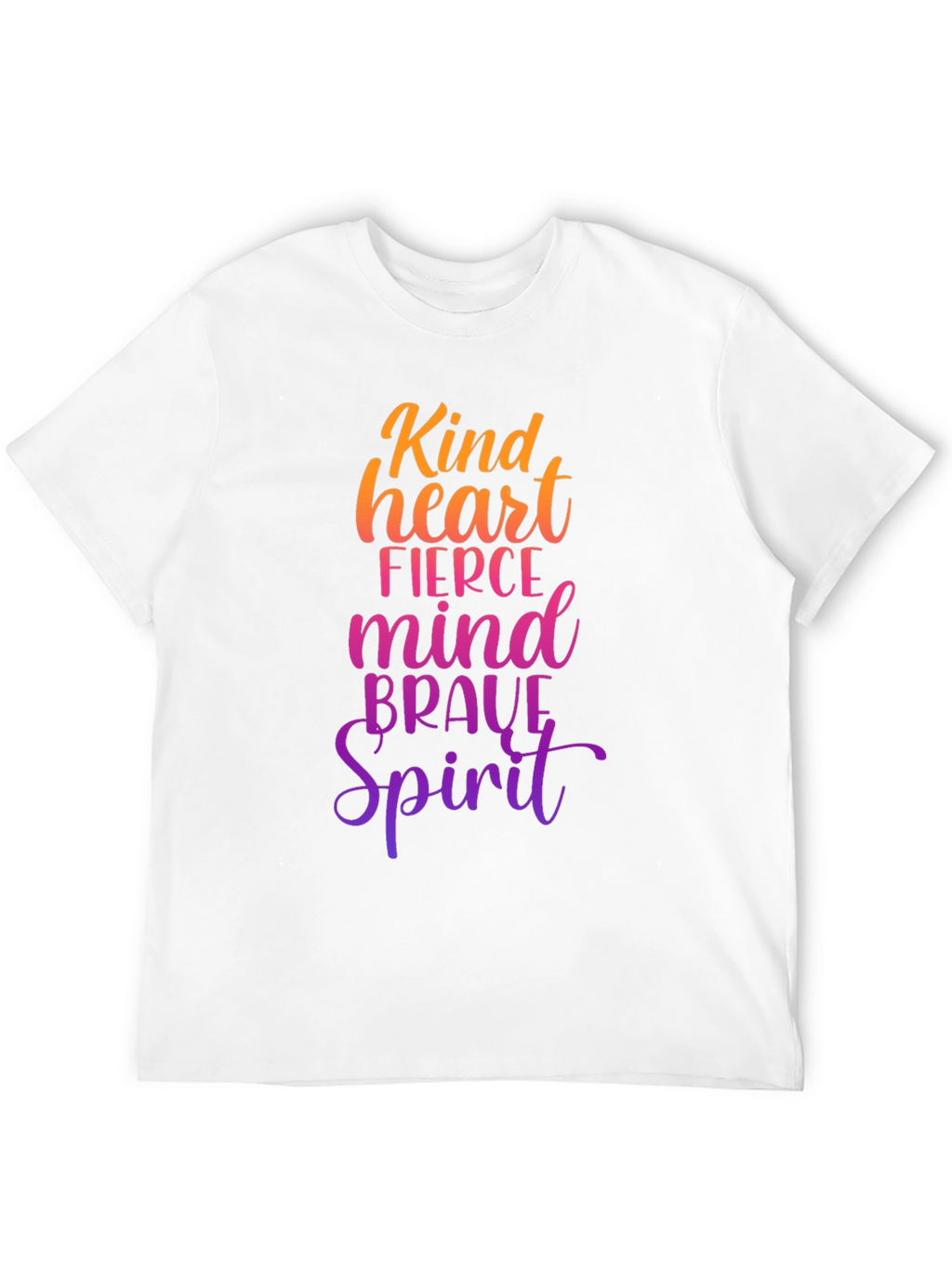 Kind Heart Fierce Mind Brave Spirit Graphic Tee