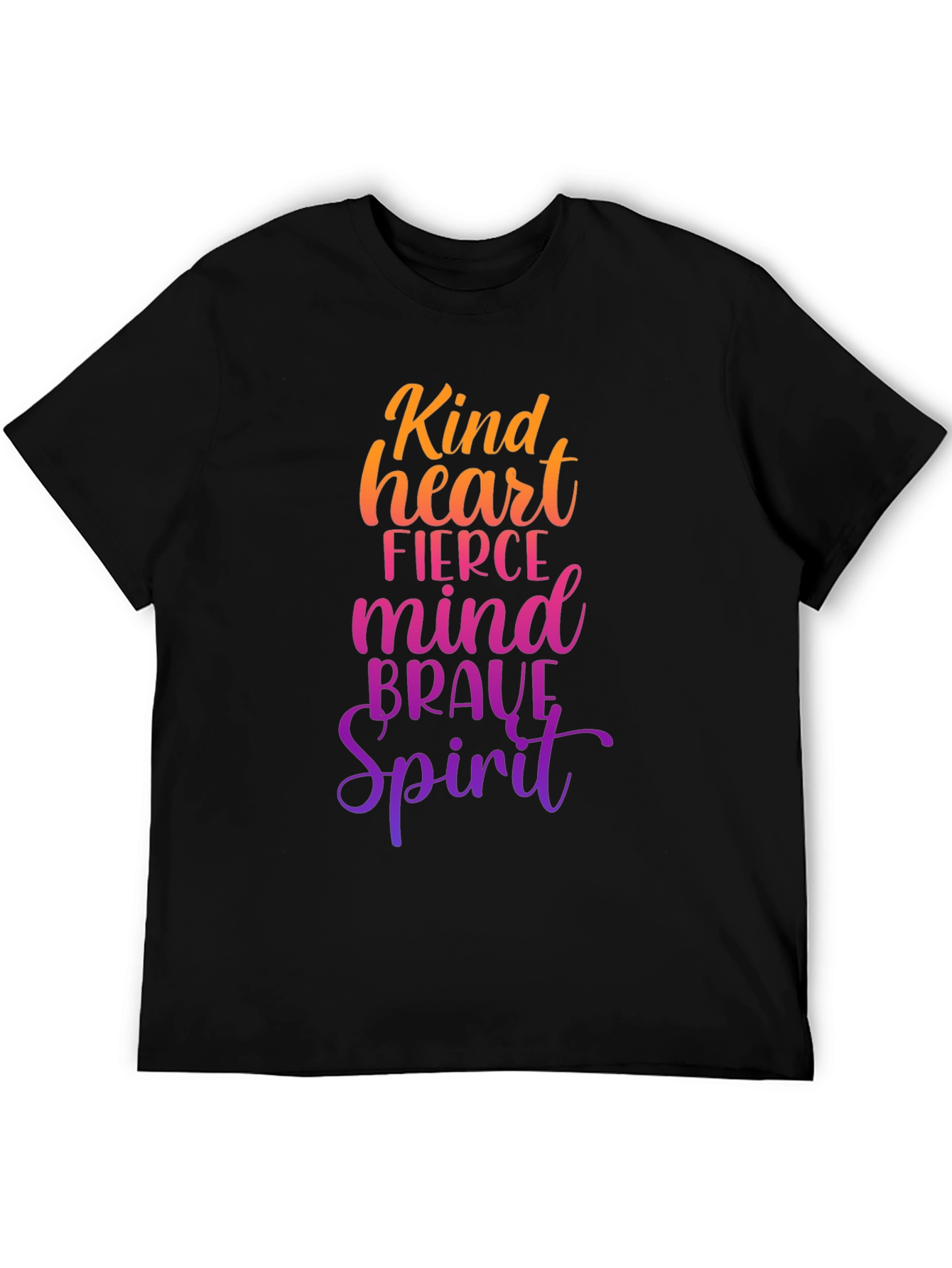 Kind Heart Fierce Mind Brave Spirit Graphic Tee