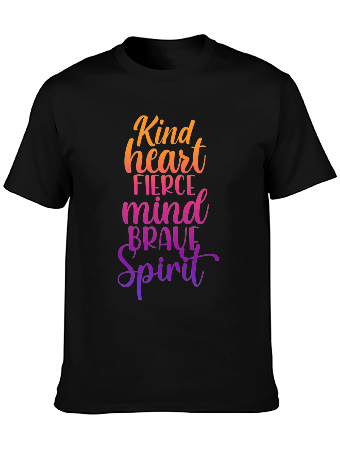 Kind Heart Fierce Mind Brave Spirit Graphic Tee