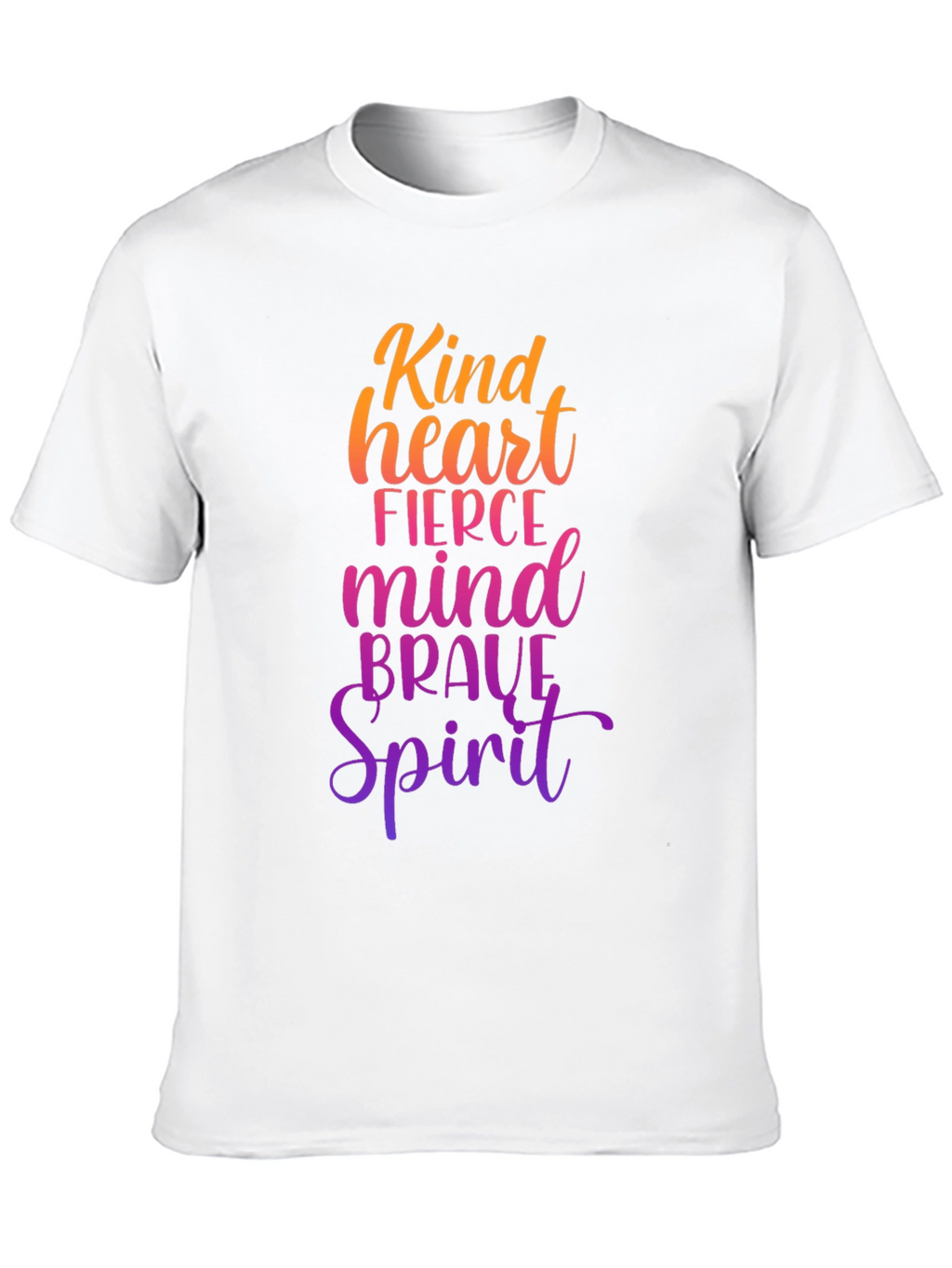 Kind Heart Fierce Mind Brave Spirit Graphic Tee