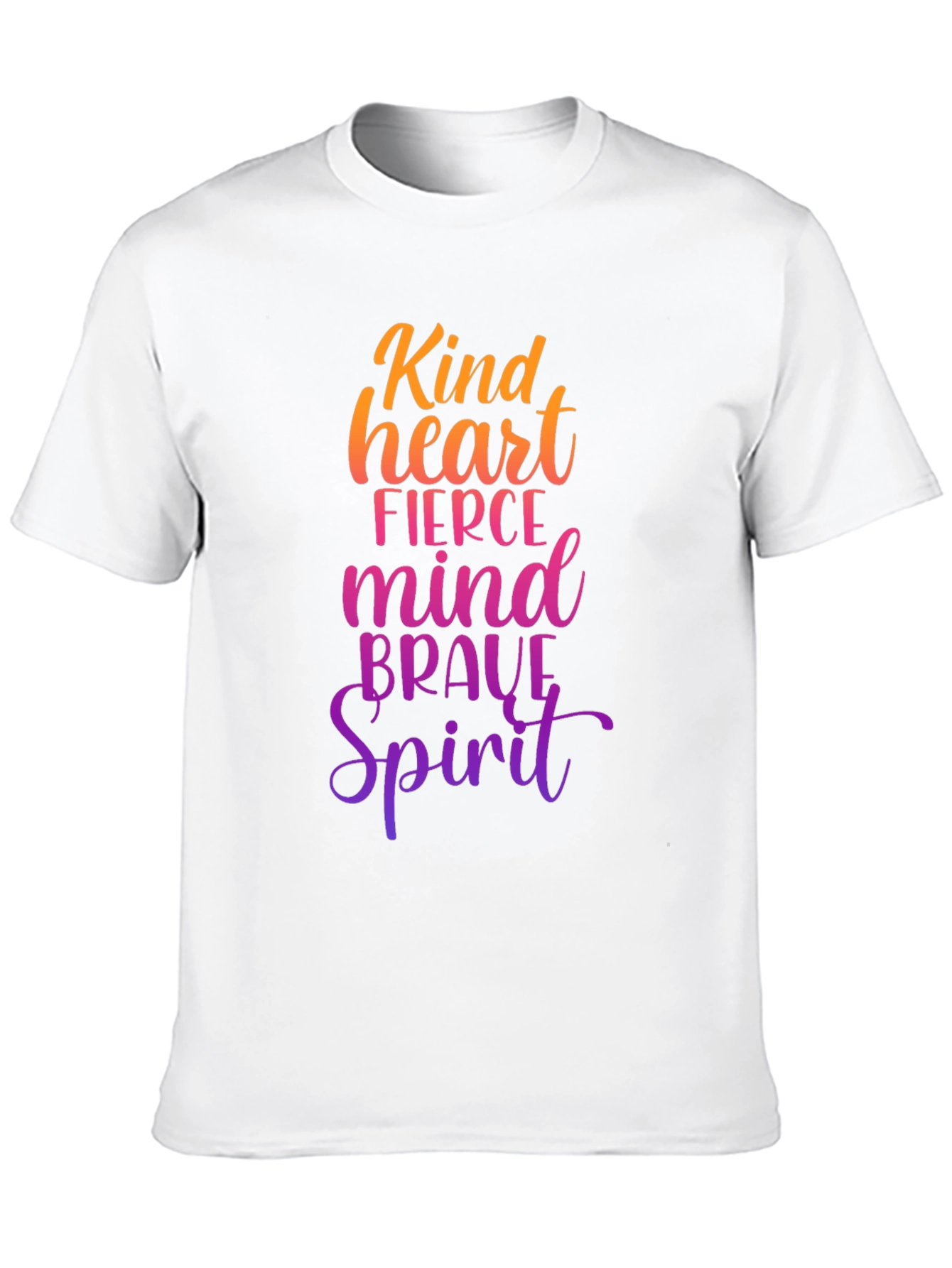 Kind Heart Fierce Mind Brave Spirit Graphic Tee