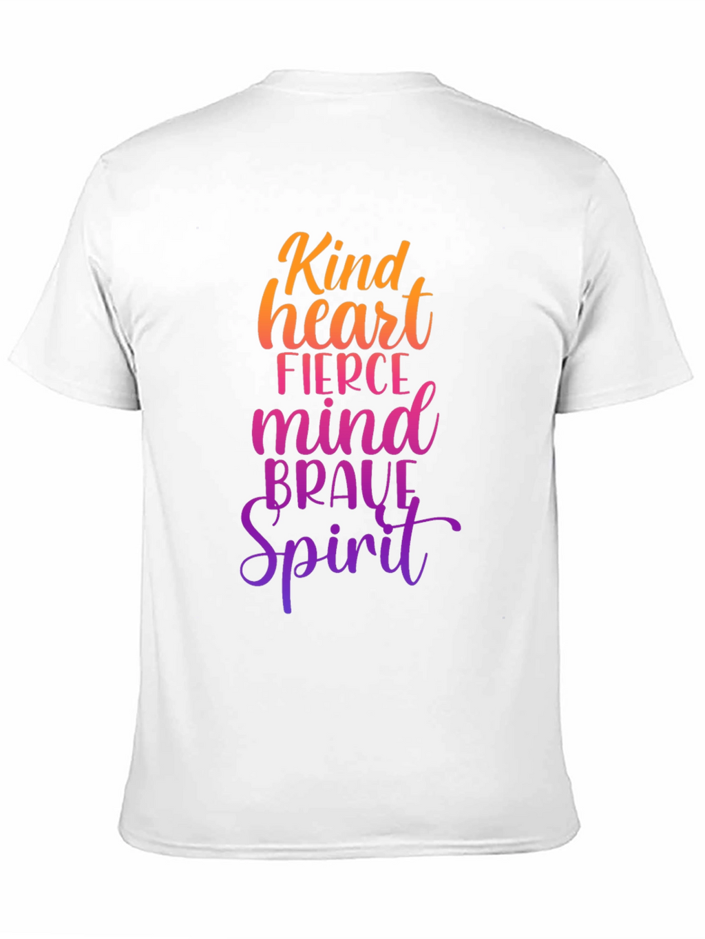 Kind Heart Fierce Mind Brave Spirit Graphic Tee