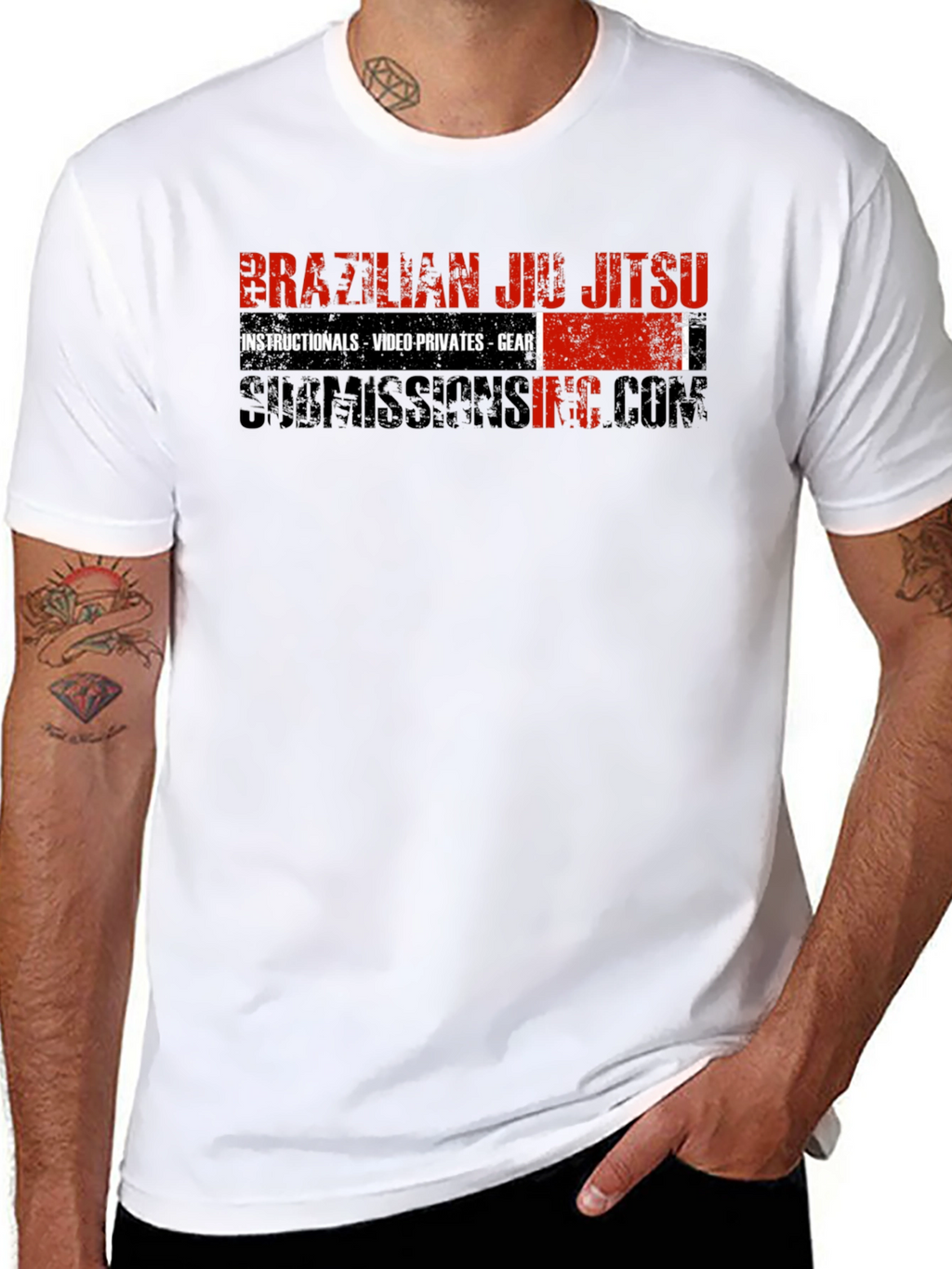 Brazilian Jiu Jitsu Black Graphic Tee