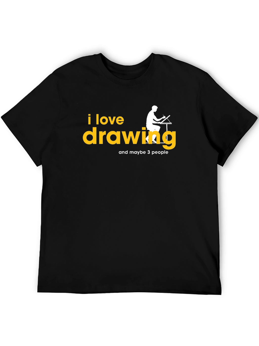 I Love Drawing Graphic Tee - Artist T-Shirt