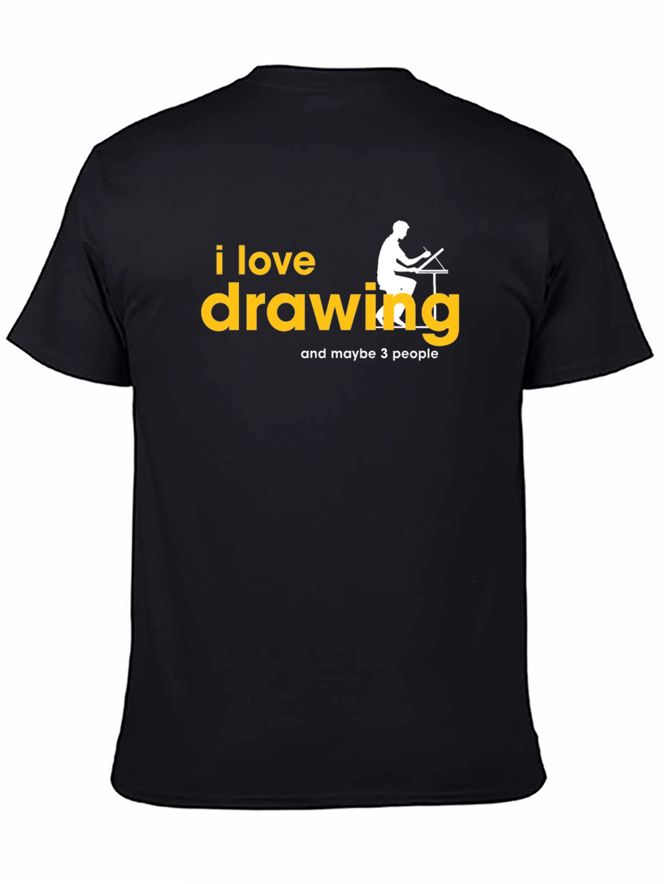 I Love Drawing Graphic Tee - Artist T-Shirt
