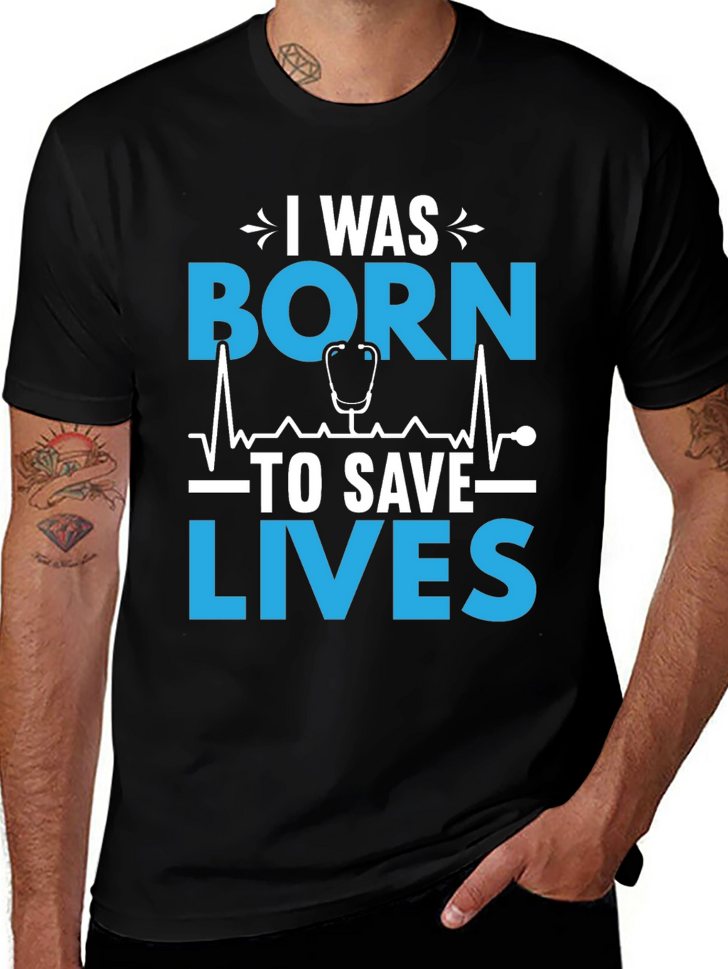 Born To Save Lives Graphic Tee