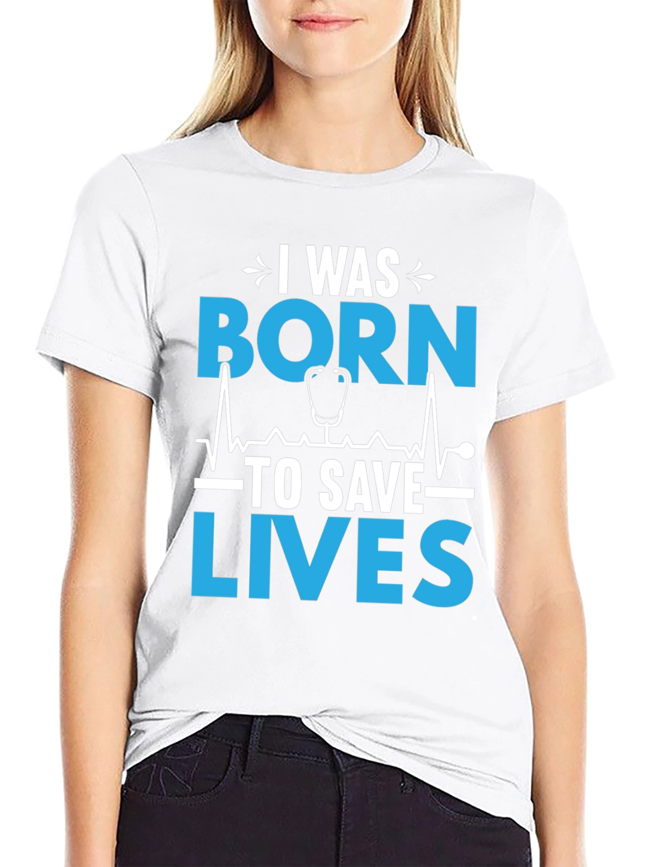 Born To Save Lives Graphic Tee