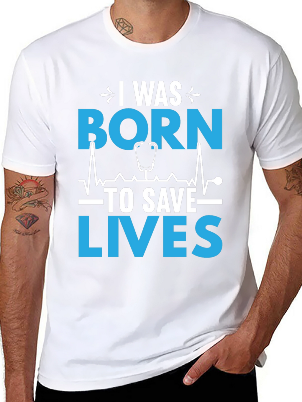 Born To Save Lives Graphic Tee
