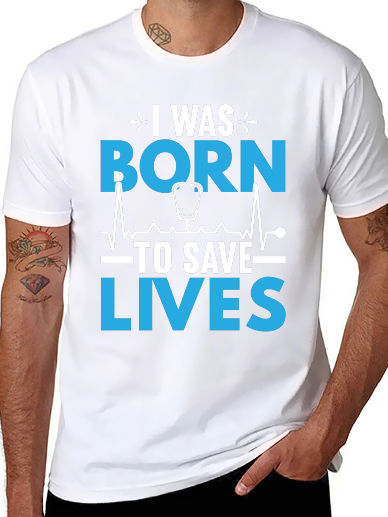 Born To Save Lives Graphic Tee