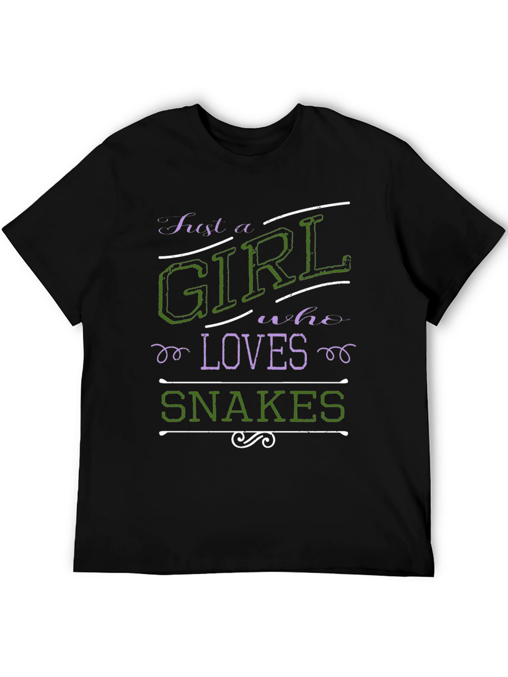 Just A Girl Who Loves Snakes Graphic Tee