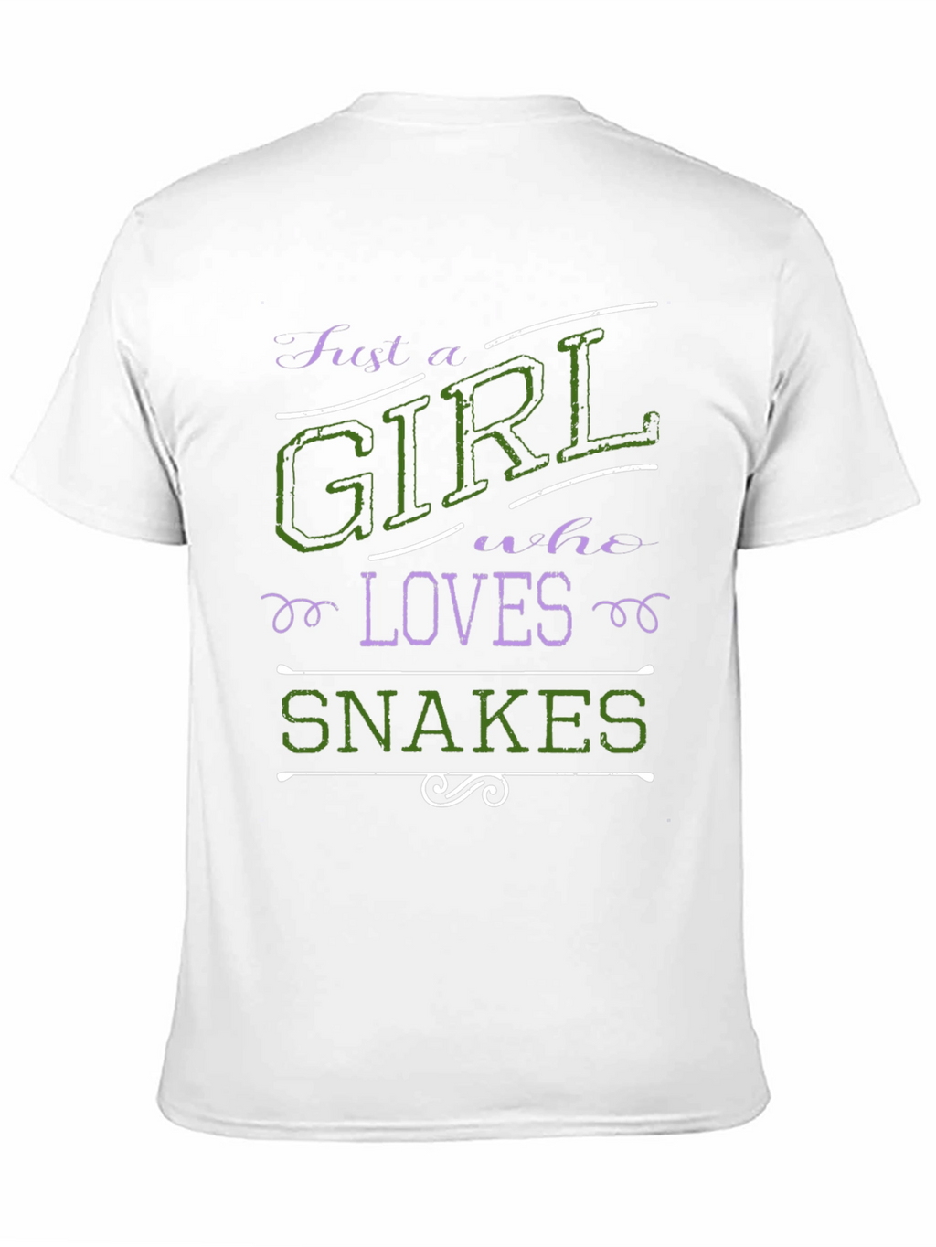 Just A Girl Who Loves Snakes Graphic Tee