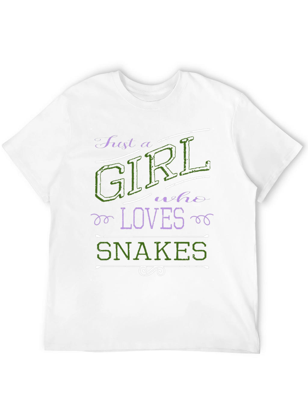 Just A Girl Who Loves Snakes Graphic Tee