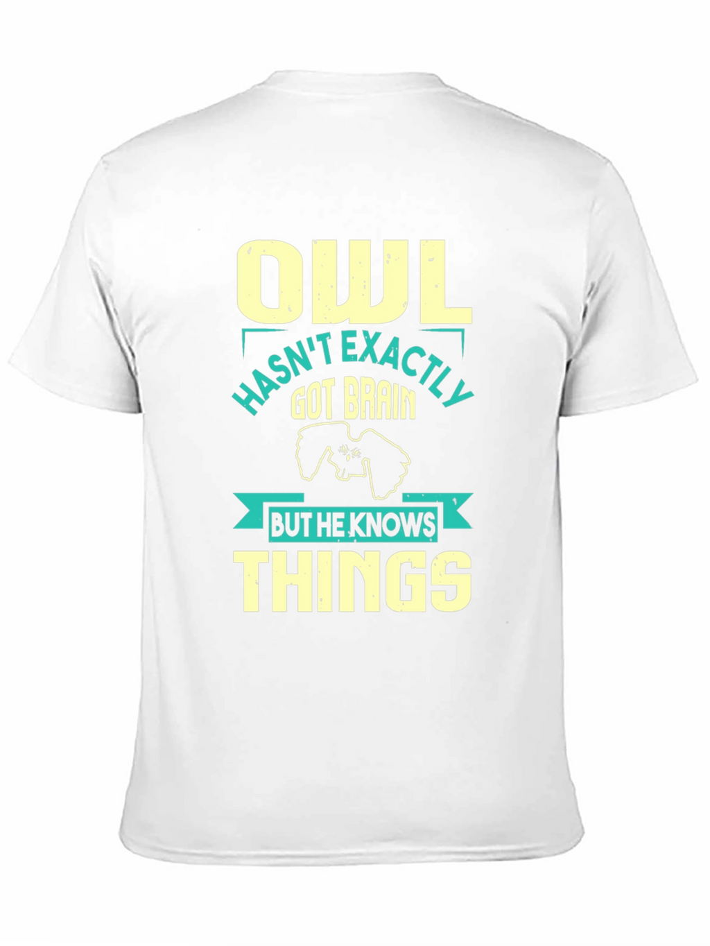 Owl Knows Things Mens T-Shirt - Funny Wisdom Tee