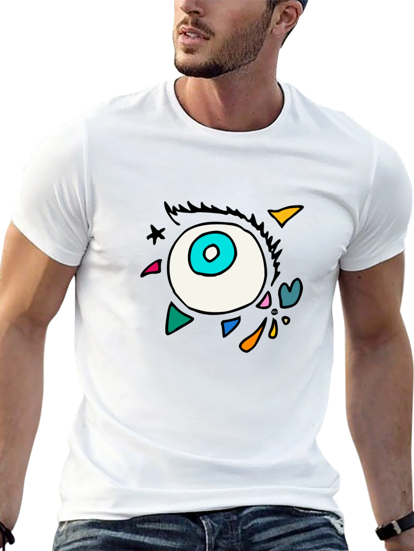 Eye Graphic Black T-Shirt