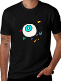 Eye Graphic Black T-Shirt