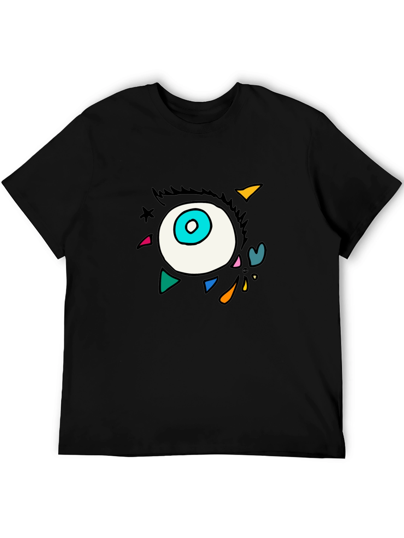 Eye Graphic Black T-Shirt