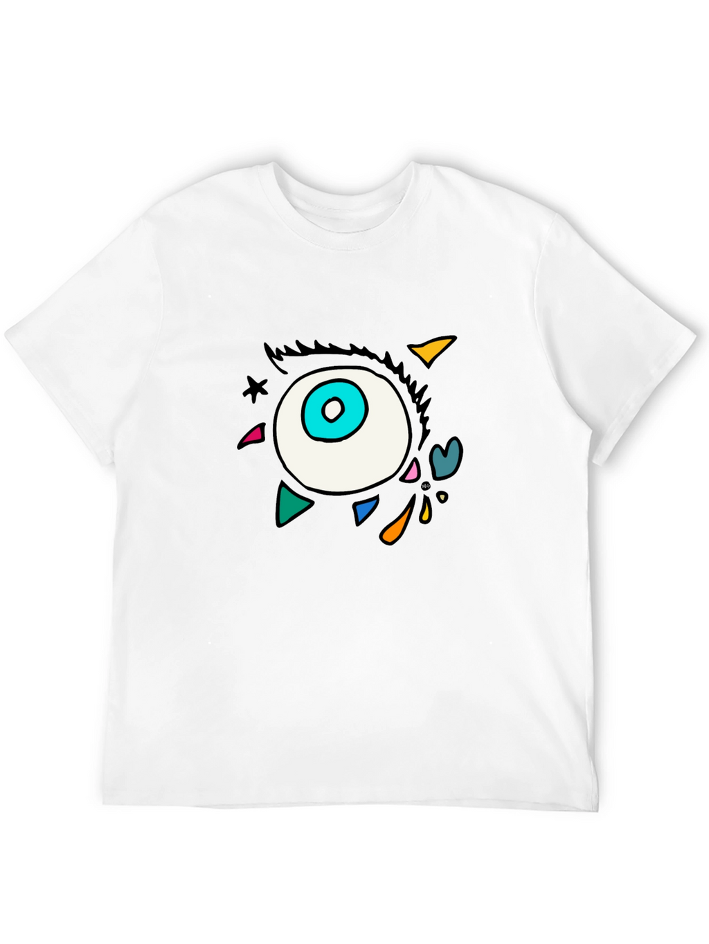 Eye Graphic Black T-Shirt