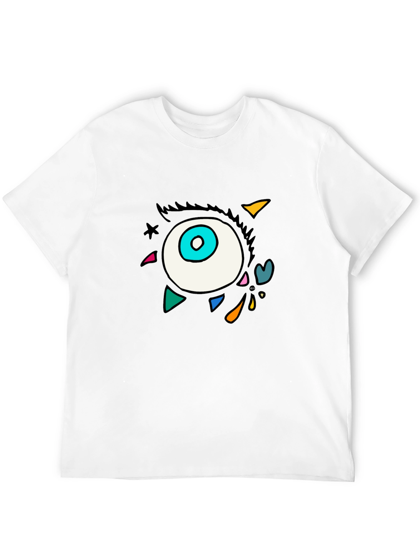 Eye Graphic Black T-Shirt