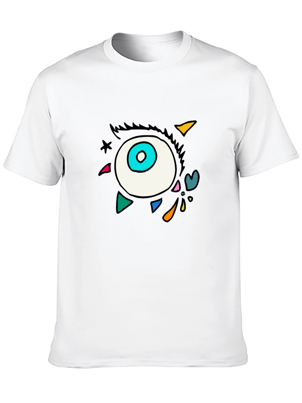 Eye Graphic Black T-Shirt