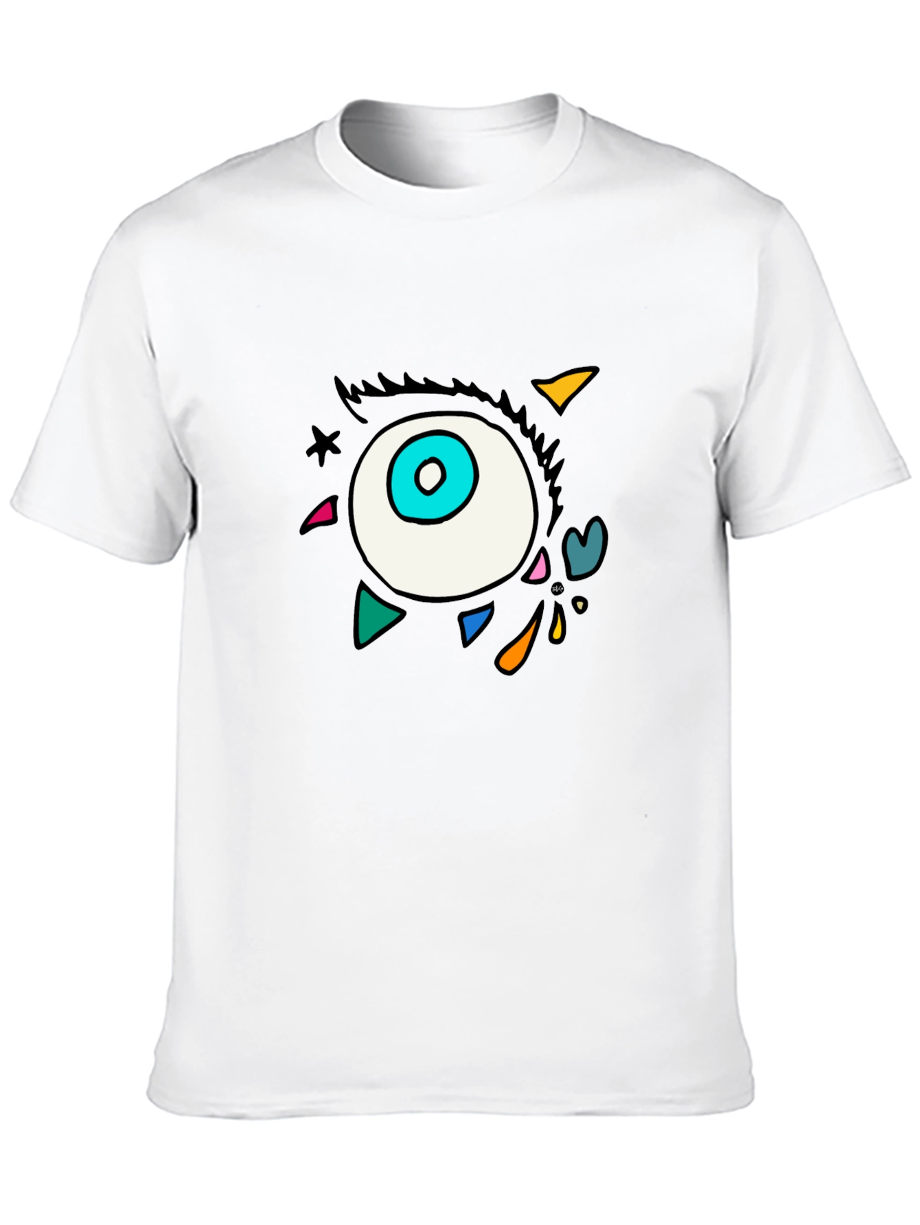Eye Graphic Black T-Shirt