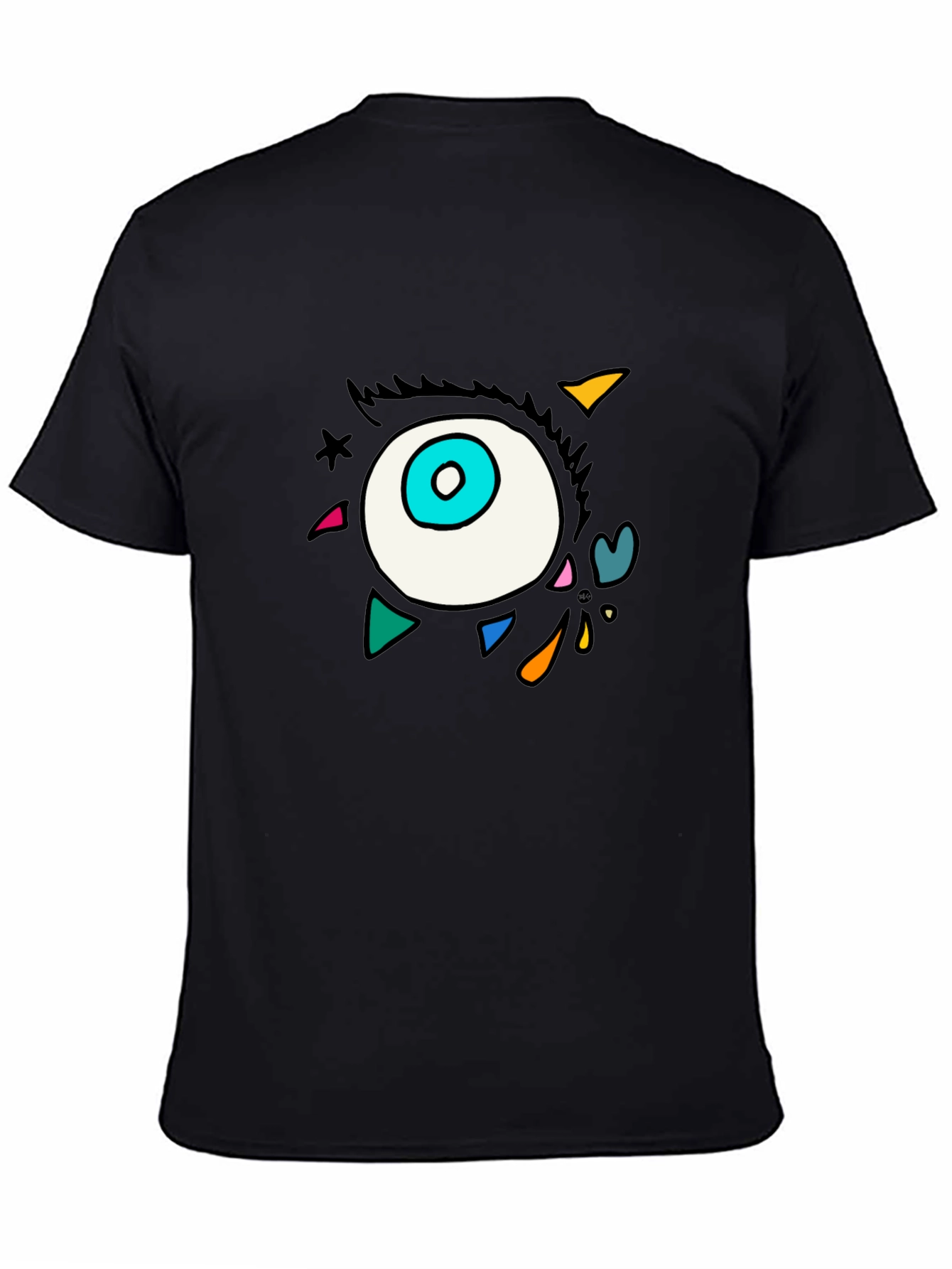 Eye Graphic Black T-Shirt