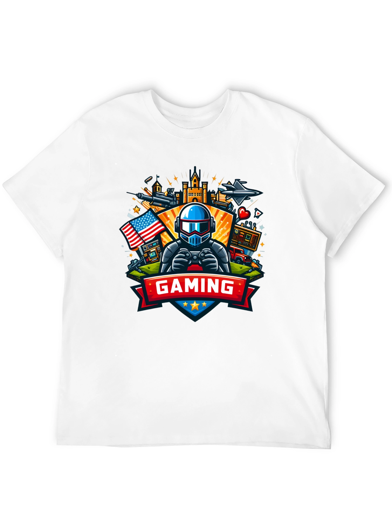 Gaming T-Shirt - USA Gamer Tee
