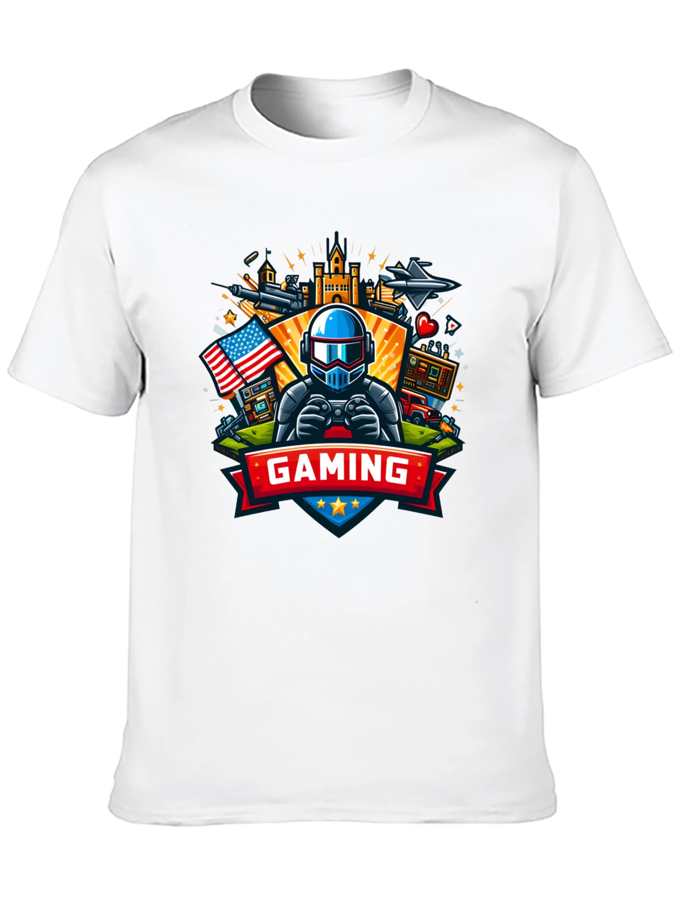 Gaming T-Shirt - USA Gamer Tee