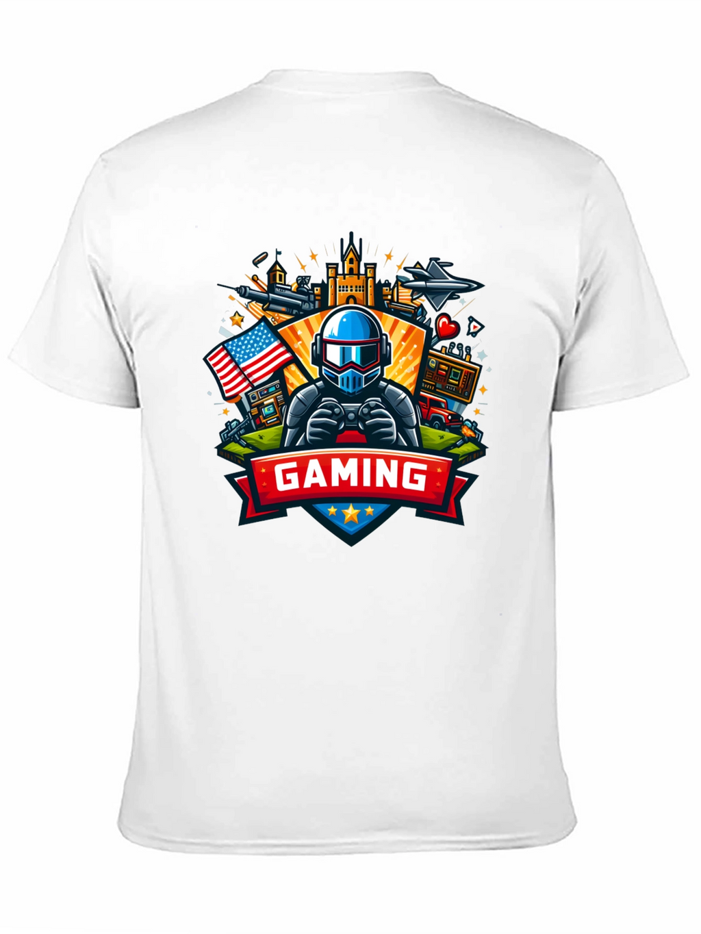 Gaming T-Shirt - USA Gamer Tee