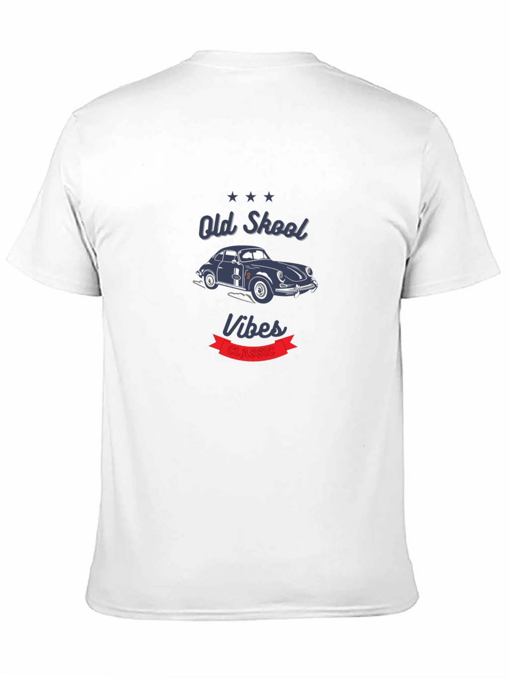 Old Skool Vibes Classic Car Graphic T-Shirt
