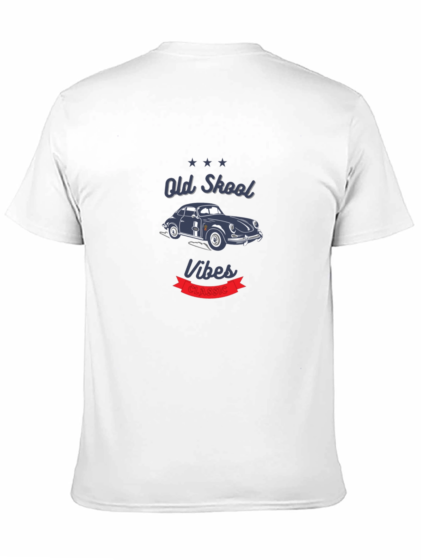 Old Skool Vibes Classic Car Graphic T-Shirt