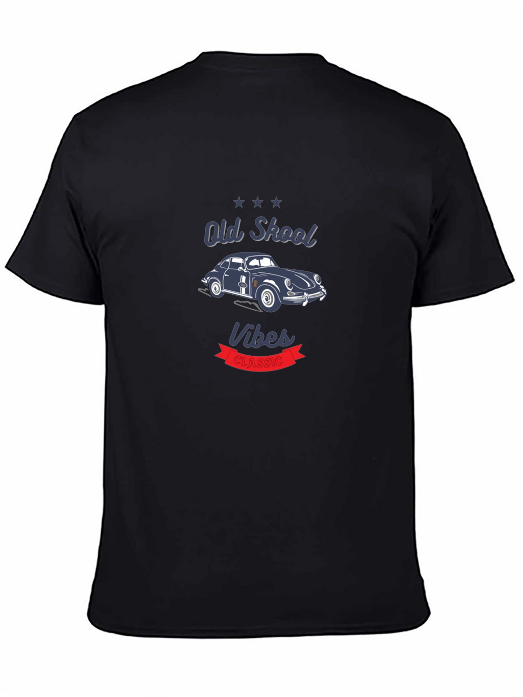 Old Skool Vibes Classic Car Graphic T-Shirt
